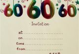 60 Birthday Invitation Templates 20 Ideas 60th Birthday Party Invitations Card Templates