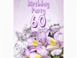 60 Year Old Birthday Invitations Birthday Party Invitation 60 Years Old Zazzle