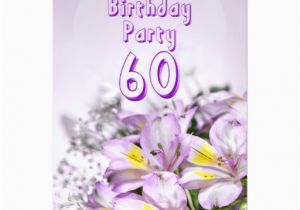 60 Year Old Birthday Invitations Birthday Party Invitation 60 Years Old Zazzle
