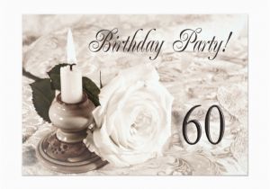 60 Year Old Birthday Invitations Birthday Party Invitation 60 Years Old Zazzle