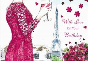 60th Birthday Card for My Wife Wife 60th Birthday Paris Card Ebay