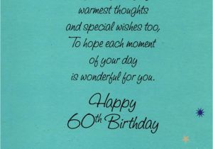 60th Birthday Card Message Happy 60th Birthday Greeting Card Cards Love Kates