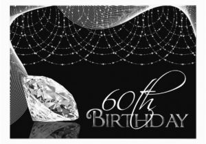 60th Birthday Decorations Black and White Black White Diamond 60th Birthday Invitations 5 Quot X 7