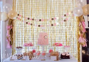 60th Birthday Decorations for Mom Pink Gold 60th Birthday Party Vixenmade Parties