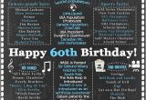 60th Birthday Experience Ideas for Him 60th Birthday for Him 1959 Birthday Sign Back In 1959