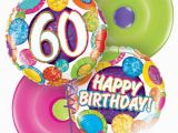 60th Birthday Flowers and Balloons Get Well Birthday Thank You Congratulations Balloons