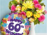 60th Birthday Flowers Delivered 60th Birthday Flowers and Balloon Available for Uk Wide