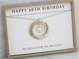 60th Birthday Gifts for Her Ideas 60th Birthday Gift Idea June Birthday Gift Pearl