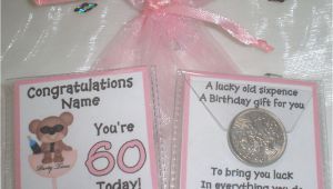60th Birthday Gifts for Him Ebay Personalised Lucky Sixpence Womens 50th 60th Birthday Gift