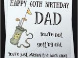 60th Birthday Golf Gifts for Him Handmade Funny Golf Birthday Card Dad Grandad Uncle