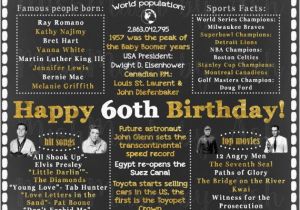 60th Birthday Ideas Male Uk 1959 Birthday Sign 60th Birthday Sign Back In 1959