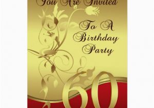 60th Birthday Invitation Cards Design 60th Birthday Party Invitation Card Zazzle