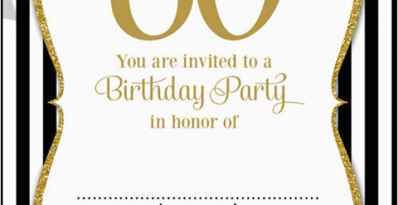 60th Birthday Invitation Template Free Printable 60th Birthday Invitation Templates Free