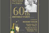 60th Birthday Invitation Template Surprise 60th Birthday Party Invitation Template
