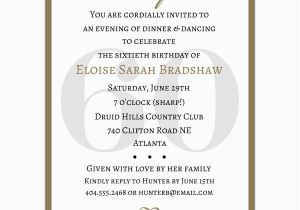 60th Birthday Invitation Wording Funny Classic 60th Birthday Gold Surprise Invitations Paperstyle