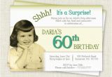 60th Birthday Invitation Wording Funny Surprise 60th Birthday Invitation Digital Printable File