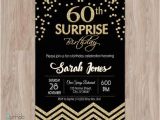 60th Birthday Invitations for Her Surprise 60th Birthday Invitations 60th Surprise Birthday