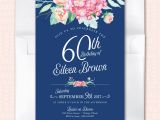 60th Birthday Invitations for Mom 60th Birthday Invitation for Women Printable Mom 39 S