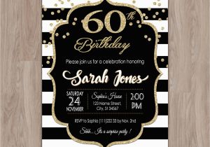 60th Birthday Invitations for Women 60th Birthday Invitations 60th Birthday Invitations for