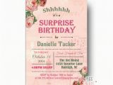 60th Birthday Invitations Free Shabby Chic Surprise Party Invitation Printable Surprise