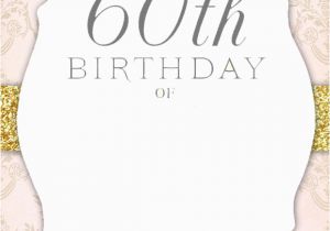 60th Birthday Invitations Templates Free Printable 60th Birthday Invitation Templates Free