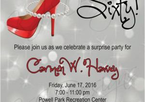 60th Birthday Party Invitations for Her Best 20 60th Birthday Invitations Ideas On Pinterest