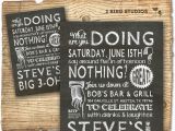 60th Birthday Party Invitations for Him Others Personalize Your Own 60th Birthday Invitations for