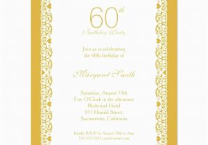 60th Birthday Party Invitations for Him Template 60th Party Invitations Template