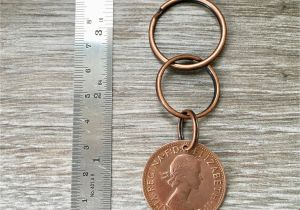 60th Birthday Presents Male Australia 1958 Australian Kangaroo Coin Key Chain 60th Birthday