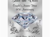 60th Birthday Save the Date Cards 60th Anniversary Save the Date Cards Personalized Zazzle Com