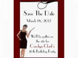 60th Birthday Save the Date Cards Birthday Save the Date Cards Large Business Cards Pack Of