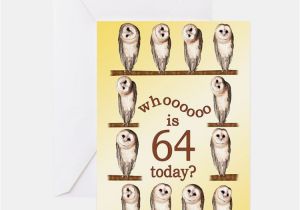 64th Birthday Card Funny 64th Birthday Funny 64th Birthday Greeting Cards