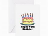 64th Birthday Card Happy 64th Birthday Greeting Card by Screamscreens