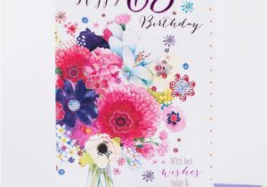 65th Birthday Flowers 65th Birthday Card Bunch Of Flowers Only 99p