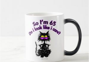 65th Birthday Gifts for Man 65th Birthday Cat Gifts Mug