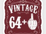 65th Birthday Gifts Male Vintage Middle Finger Salute 65th Birthday Gift Funny 65