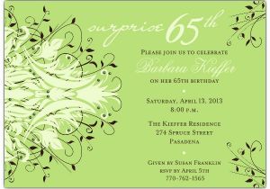 65th Birthday Invitation Wording andromeda Navy Surprise 65th Birthday Invitations Paperstyle