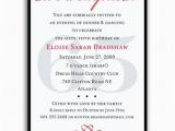 65th Birthday Invitation Wording Classic 65th Birthday Red Surprise Invitations Paperstyle