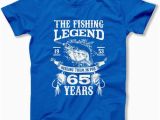 65th Birthday Present Ideas for Him 65th Birthday T Shirt Outdoorsman Gifts for Him Bday