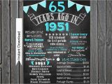 65th Birthday Present Ideas for Him Pin by Christy On Oma Geburtstag Birthday Chalkboard