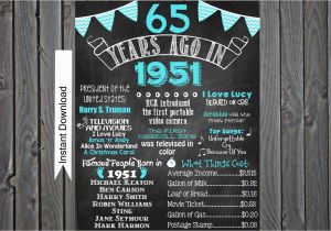 65th Birthday Present Ideas for Him Pin by Christy On Oma Geburtstag Birthday Chalkboard