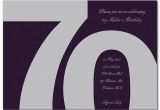 70 Birthday Invitation Template 15 70th Birthday Invitations Design and theme Ideas