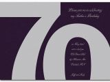 70 Birthday Invitation Template 15 70th Birthday Invitations Design and theme Ideas