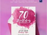 70 Birthday Invitation Template Birthday Invitation Template 70 Free Psd format