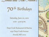 70 Birthday Invitation Wording 70 Birthday Invitation Wording Best Party Ideas