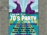 70 Birthday Invitation Wording 70s Party Invitations Nifty Printables