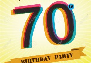 70 Birthday Invites 70th Birthday Invitations Free Templates