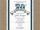 70 Birthday Invites 8 70th Birthday Party Invitations for Your Ideas