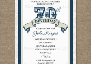 70 Birthday Invites 8 70th Birthday Party Invitations for Your Ideas