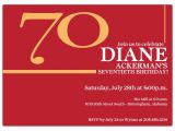 70 Birthday Invites Big 70 Cherry Birthday Invitations Paperstyle